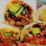 Burrito mexicain au bœuf juteux