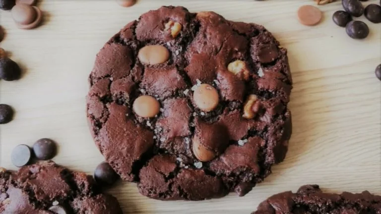 Gâteaux avec des pépites de chocolat