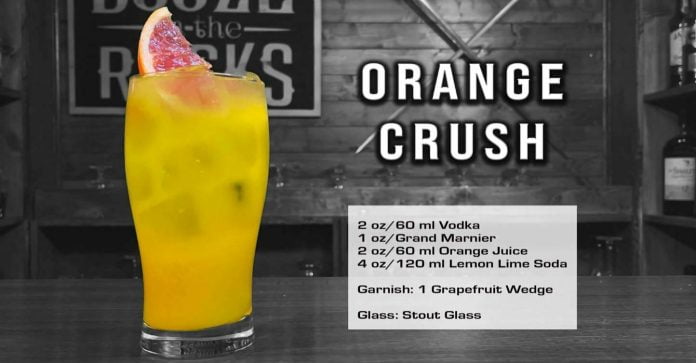 Le cocktail Orange Crush