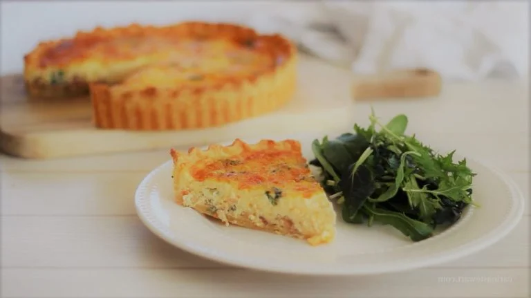 Quiche aux épinards et bacon