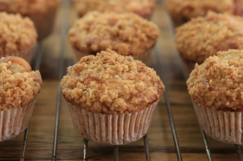 Muffins croustillants aux pommes