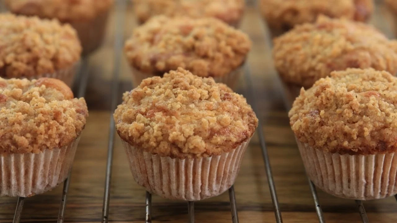 Muffins croustillants aux pommes