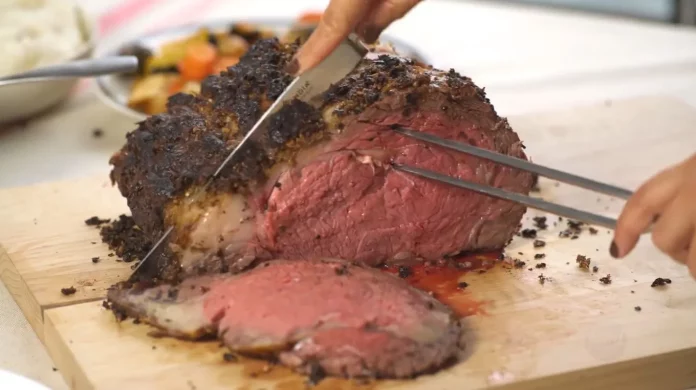Côte de bœuf rôtie