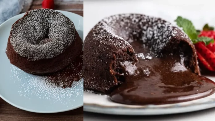 Gâteau de lave au chocolat
