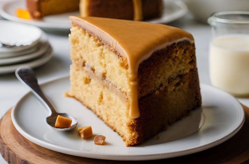 Gâteau au caramel au beurre