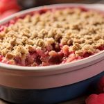 Crumble à la rhubarbe