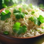 Riz à la coriandre et au citron vert