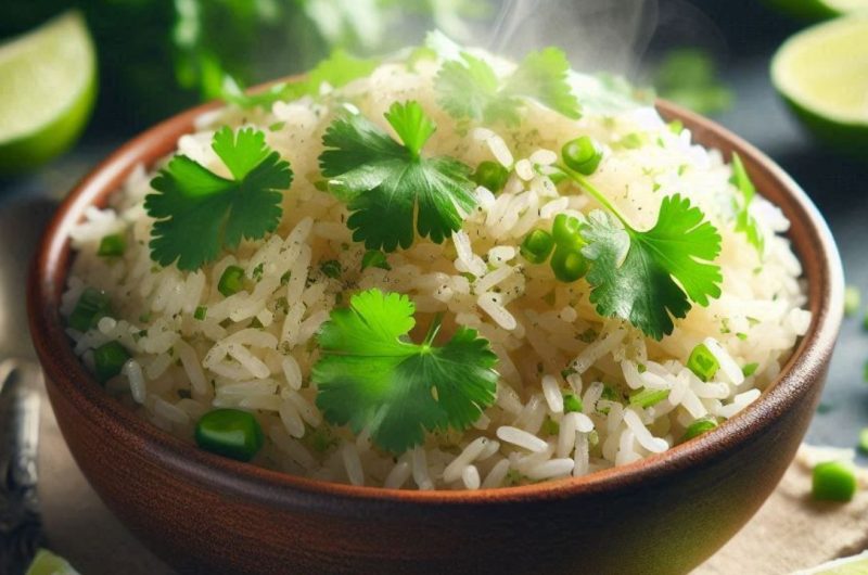 Riz à la coriandre et au citron vert